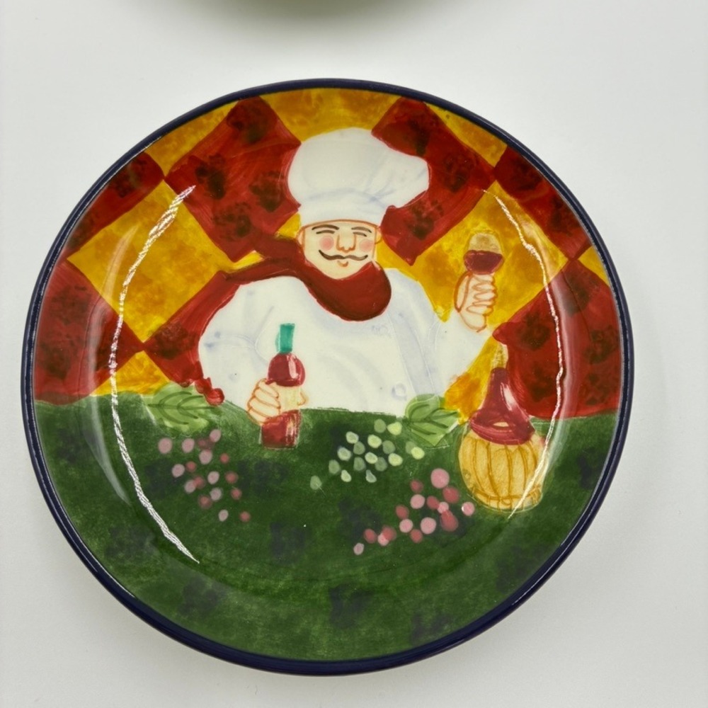 Certified International 5" Jennifer Brinley Chef Plate Collection Set of 4‎